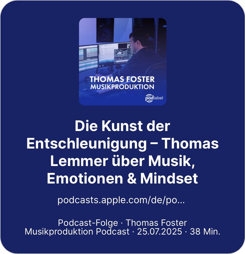 Podcast Feature: “The Art of Slowing Down” – Interview with Thomas Foster