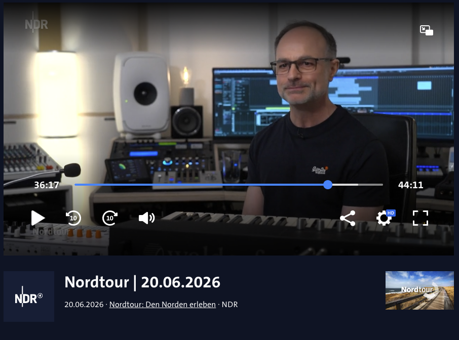 Featured on NDR Nordtour – A Glimpse into My Creative World